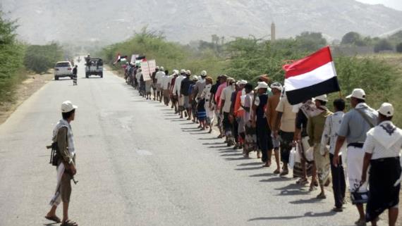 مديرية القناوص بالحديدة تشهد مسيراً وعرضاً رمزياً لوحدات التعبئة الشعبية