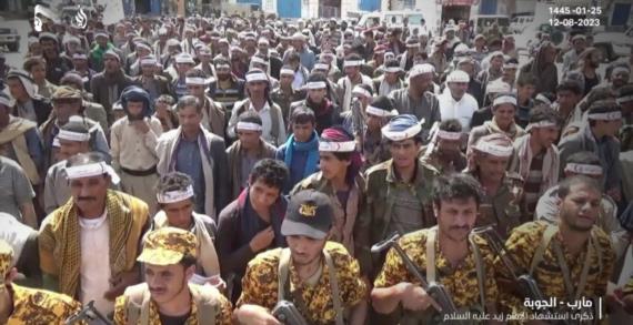 مسيرتان حاشدتان في الجوبة وبدبدة بمأرب إحياءً لذكرى استشهاد الإمام زيد