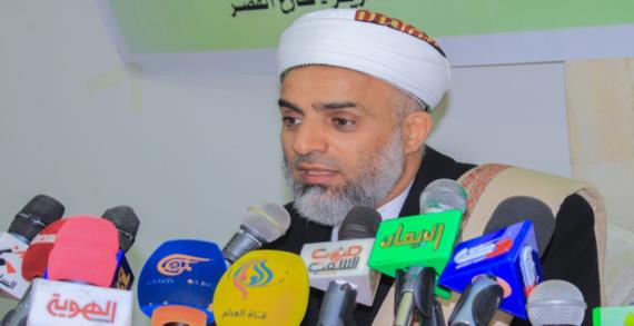 مفتي الديار اليمنية يشيد بالمواقف المشرفة لضيوف اليمن المشاركين بمؤتمر فلسطين