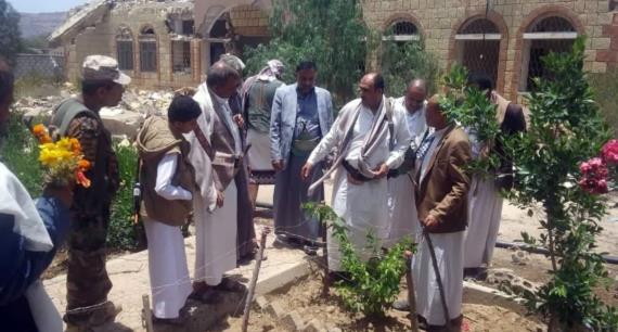 نائب وزير الزراعة يدشن تشجير ساحات المرافق الحكومية بصعدة 