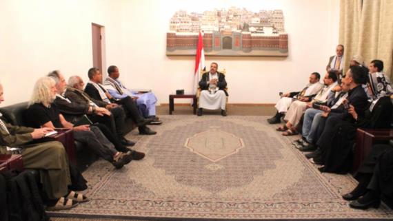 وزير الخارجية يلتقي الوفود المشاركة في مؤتمر فلسطين الثالث بالعاصمة صنعاء