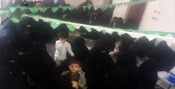 القطاع النسائي في المحابشة بحجة يُحيي ذكرى ولاية الإمام علي